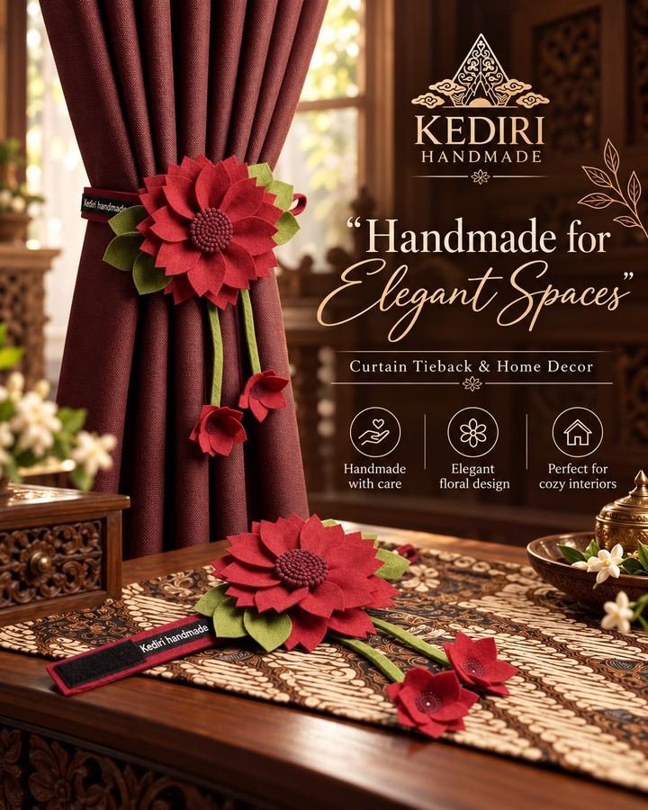 Kenikir Daun Juntai, warna Merah Tua